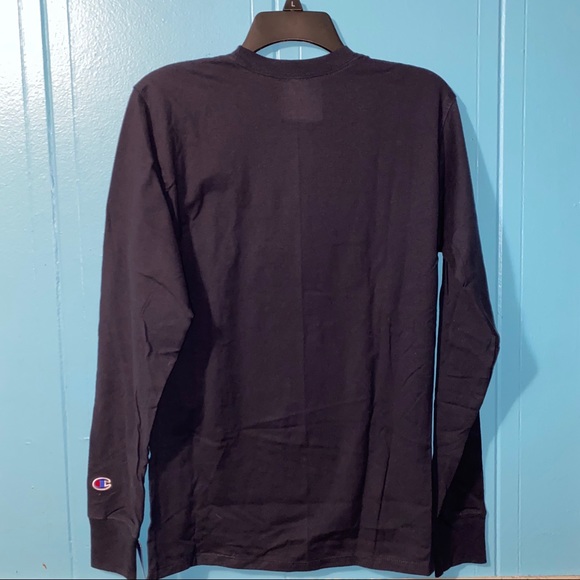 NWT Men’s Champion Navy Blue Long Sleeve - Picture 2 of 4